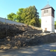 Oprava zdi u zvonice