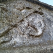 Detail  Bo��ch muk pod Zaje��m vrchem - srdce, k���, kotva (l�ska, v�ra, nad�je)