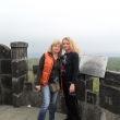 Na rozhledn� Sn�n�k s dcerou Kate�inou 25.4.2011