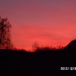 �erv�nky na z�pad� za Zaje��m vrchem 3.12.2013, po 16. hodin�