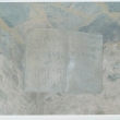 Nhrobek ve tvaru knihy nalezen v podlaze zvonice pi opravch