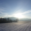 21.1.2019, v�chod slunce nad Str�n�m, -12�C