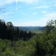 Pohled na Bukovou horu z p��stupov� p�iny na Str�n�, 26.5.2011