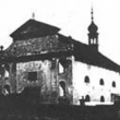 P�vodn� kostel zbo�en� v roce 1975