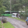 27.6.16 opravuje se spodn� ��st silnice, autobus jezd� jen do horn� ��sti obce a ot��� se u stanice Hrani���