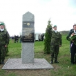 Odhalen pamtnku posdce americkho bombardru B-17, jeho spodn stelec Alfred Lubojacky zahynul v Merbolticch 14.2.1945