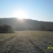V�chod slunce nad Str�n�m, p�tek 21.10.2011
