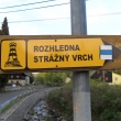 Turistick znaen trasy na Strn vrch, kter jsem loni objednala (26.5.2011)