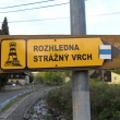 Turistick� zna�en� trasy na Str�n� vrch, kter� jsem loni objednala (26.5.2011)