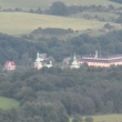 Are�l poutn�ho kostela a z�mek v Horn� polici z na�� rozhledny, 2010