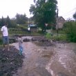 Most u Znamen��k�, voda opadla, 1.7.2009 nave�er