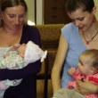 Druh� v�t�n� ob��nk� 2010 (Radka Ku�erov� s dcerou Ani�kou - moje snacha a vnu�ka, Kate�ina Pituchov� s dcerou Roz�rkou)