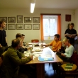Jedna ze sch�zek ohledn� p��pravy stavby nov�ho merboltick�ho kostela 2009